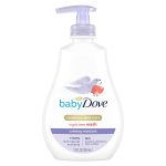 Baby Dove Sensitive Skin Care Baby Wash Calming Moisture For a Calming Baby Bath Wash Hypoallergenic and Tear-Free, Washes Away Bacteria 13 oz